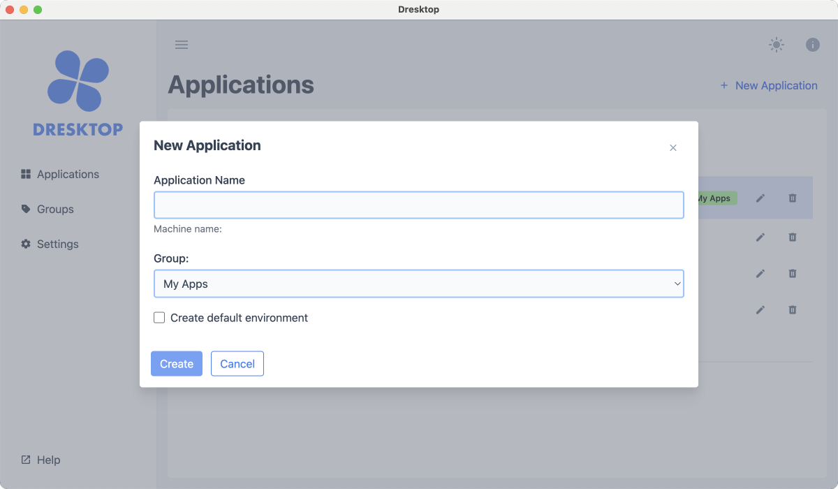 Create Applications